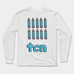 This is the NUMNER 10 Long Sleeve T-Shirt